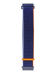 Ремінець Nylon strips для Samsung/Amazfit/Huawei 22mm blue/orange