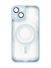 Чехол Skin Clear with MagSafe для iPhone 13 sierra blue Full Camera