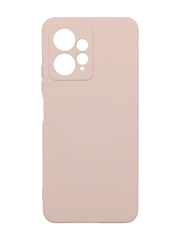 Силіконовий чохол SMTT для Xiaomi Redmi Note 12 4G pink sand Full Camera з мікрофіброю