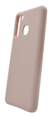Силиконовый чехол Grand Full Cover для Samsung A21 pink sand