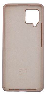 Силиконовый чехол Full Cover для Samsung A42 5G pink sand