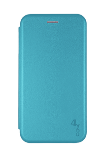 Чехол книжка Original кожа для Xiaomi Redmi Note 10/10S light blue (4you)