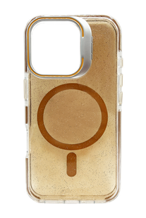 Чохол Fibra Star Shine with MagSafe для iPhone 16 Pro clear desert gold