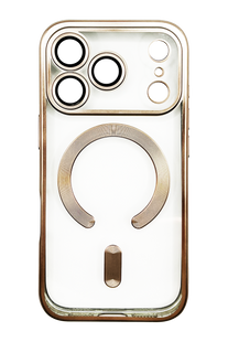 Чехол Metal Matte with MagSafe для iPhone 17 Pro Max desert titanium Full Camera