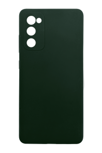 Силіконовий чохол Fibra для Samsung S20 FE khaki Full Camera