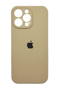 Силіконовий чохол Full Cover для iPhone 16 Pro desert gold Full camera