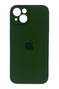 Силіконовий чохол Full Cover для iPhone 14 cyprus green Full Camera
