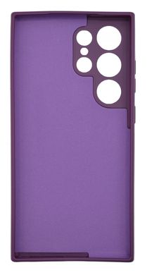 Силиконовый чехол Full Cover для Samsung S24 Ultra grape Full Camera