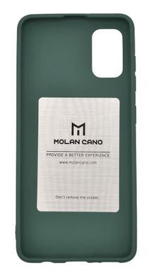 Силиконовый чехол Molan Cano Smooth для Samsung A41 green