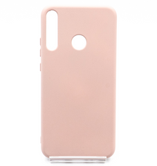 Силиконовый чехол Full Cover для Huawei P40 Lite E/Y7p 2020 pink sand без logo