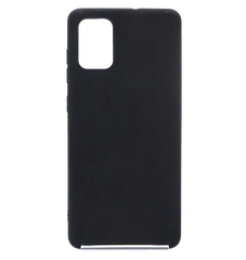 Силіконовий чохол Soft feel для Samsung A71 black Candy Epic