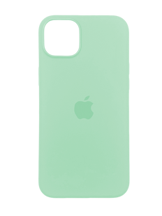 Силиконовый чехол with MagSafe для iPhone 15 mint