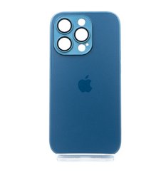 Чохол TPU+Glass sapphire matte case для iPhone 14 Pro navy blue