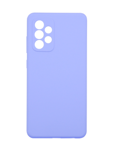Силиконовый чехол Fibra для Samsung A52/A52S light purple Full Camera