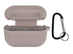 Чохол for AirPods Pro 2 силіконовий lavander з мікрофіброю