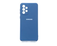 Силіконовий чохол Full Cover для Samsung A33 5G navy blue Full Camera