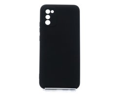 Силіконовий чохол Full Cover для Samsung A02S black без logo