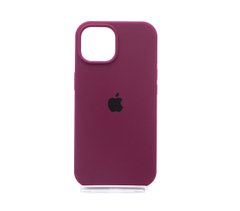 Силіконовий чохол Full Cover для iPhone 15 maroon