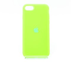 Силиконовый чехол Full Cover для iPhone SE 2020 neon green