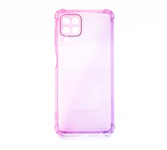 Силиконовый чехол WAVE Shine для Samsung A22/M22/M32 pink/purple