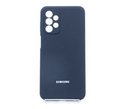 Силіконовий чохол Full Cover для Samsung A23 midnight blue full camera