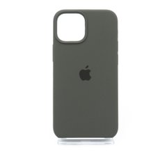 Силіконовий чохол Full Cover для iPhone 13 mini dark olive