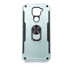Чехол Serge Ring for Magnet для Xiaomi Redmi Note 9 green противоударный с магнит держателем
