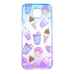 Силиконовый чехол WAVE Sweet&Asid Case для Xiaomi Redmi Note 9s/Note 9Pro(TPU) blue/purple/cocktells