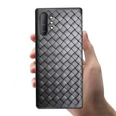 Силіконовий чохол Weaving case для Samsung Note 10+ (плетінка)