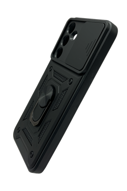 Чохол Camshield Serge Ring для Samsung A26 black протиударний шторка/захист камери