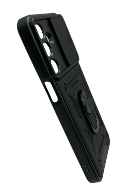 Чохол Camshield Serge Ring для Samsung A26 black протиударний шторка/захист камери