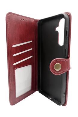Чохол-книжка шкіра для Samsung A36 5G/A56 5G red Getman Gallant PU