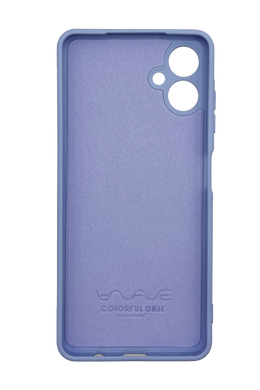 Силиконовый чехол WAVE Colorful для Samsung A06 light purple Full Camera (TPU)