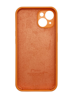 Силиконовый чехол Full Cover для iPhone 14 kumquat Full Camera