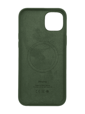 Силіконовий чохол with MagSafe для iPhone 14 olive
