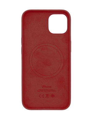 Силіконовий чохол with MagSafe для iPhone 12/12 Pro red