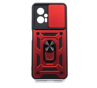 Чохол Camshield Serge Ring for Magnet для Xiaomi Poco X4 GT red протиударний