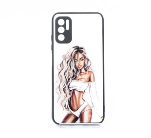 TPU+PC чохол Prisma Ladies для Xiaomi Redmi Note 10 5G/Poco M3 Pro white Full Camera