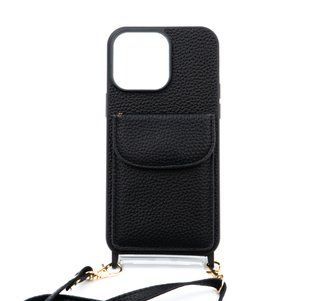 Чохол WAVE Leather Pocket для iPhone 14 Pro Max black