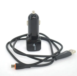 Автомобільний зарядний пристрій 4YOU B1 Micro FC 2.1A 2usb black