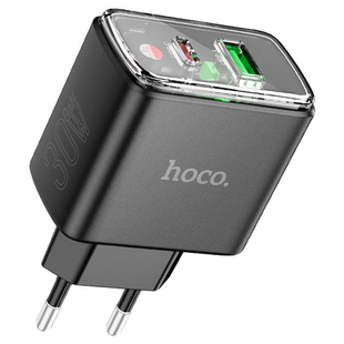 Сетевой блок питания HOCO CS42A Smart PD30W+QC3.0 charger black