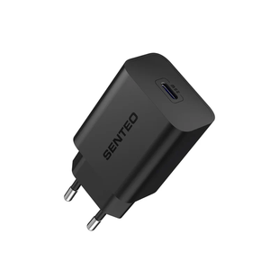 Мережевий зарядний пристрій Senteo Z-13 Type-C 3A PD 25W (СЕ сертифікат) black