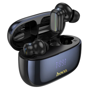 Наушники беспроводные Hoco EQ20 Rhyme true wireless ANC+ENC nois reduction BT headset black