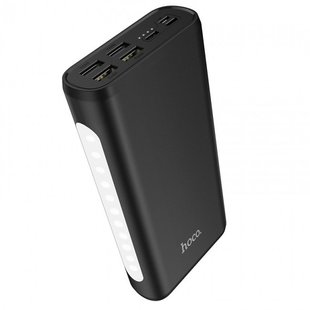 Power Bank Hoco J60 Snowflake 30000 mAh 4usb LED black