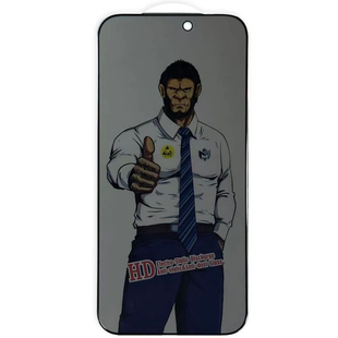 Захисне 5D Privacy Anti-Static скло для iPhone 17 Pro Max тех.пак. black