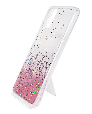 Силіконовий чохол WAVE Confetti для Samsung A02S (TPU) white/pink