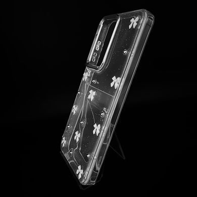 Накладка Glue Case HIT для Samsung S25 FE white bows TPU+PC