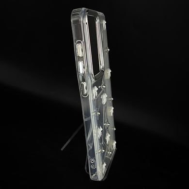 Накладка Glue Case HIT для Samsung S25 FE white bows TPU+PC