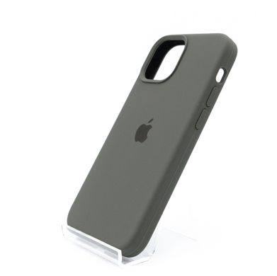 Силіконовий чохол Full Cover для iPhone 13 mini dark olive