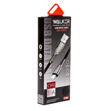 USB кабель Walker C910 Type-C black
